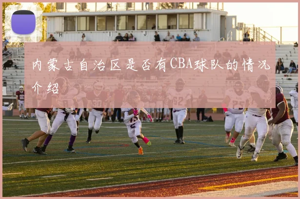 内蒙古自治区是否有CBA球队的情况介绍